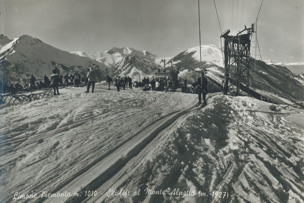 Téléski au Monte Alpetta - années 60